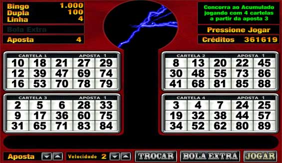 jogos on line de bingos e video bingos